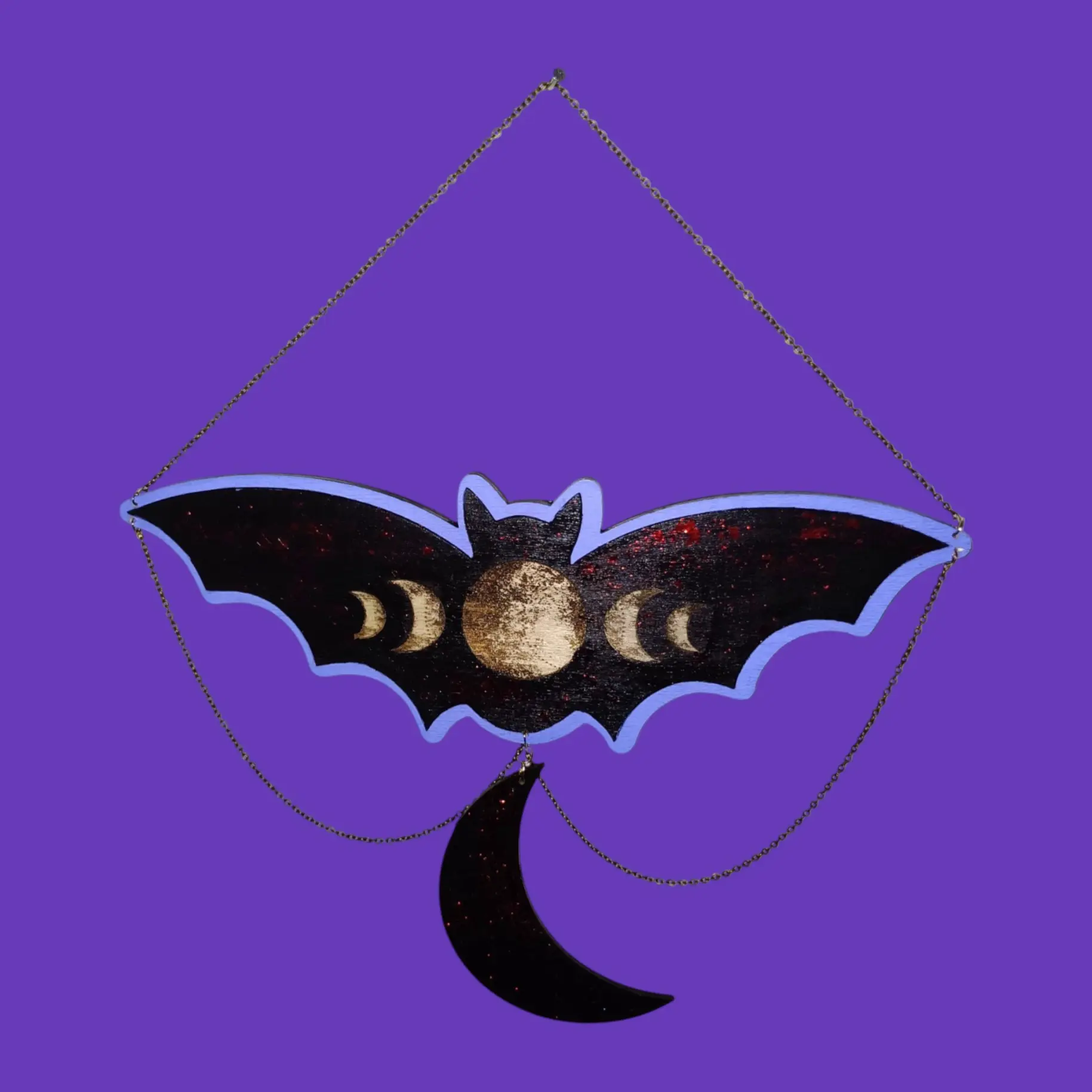 Décoration chauve-souris en bois blacksoulcreations-decoration-bois-chauve-souris