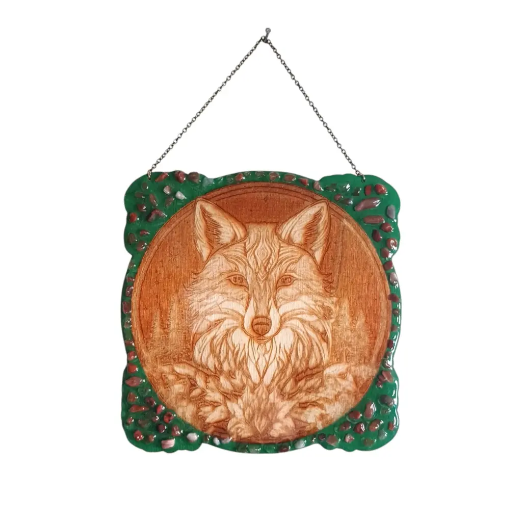 blacksoulcreations-decoration-tete-de-renard-en-bois-avec-pierres-naturelles