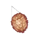 blacksoulcreations-decoration-tete-de-lion-avec-pierres-naturelles
