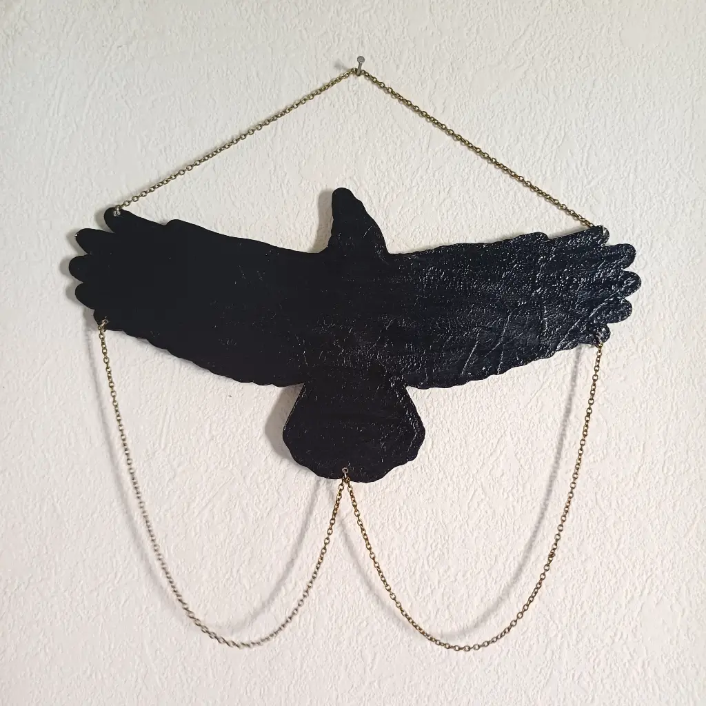 blacksoulcreations-decoration-corbeau-et-loup-en-bois