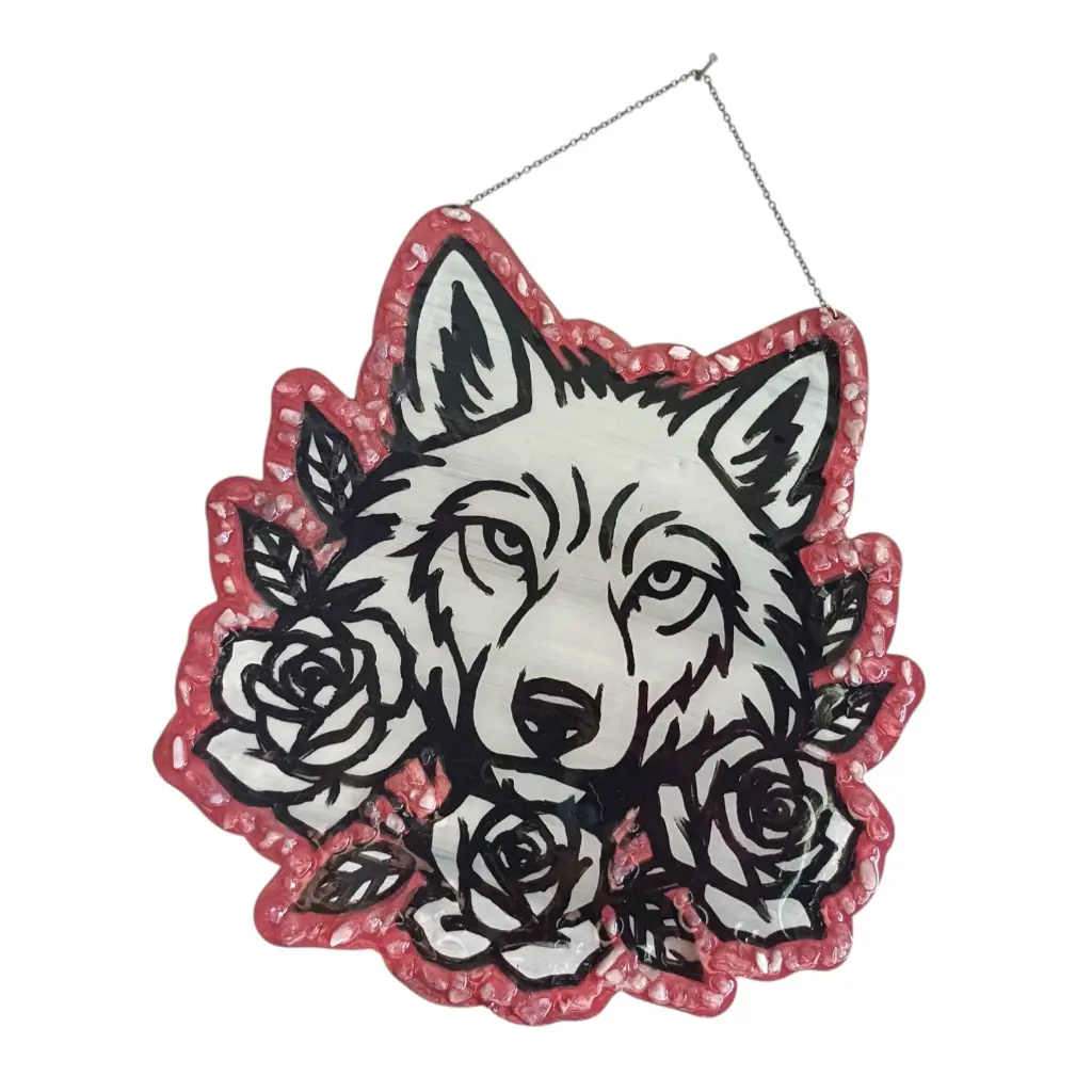 blacksoulcreations-tete-loup-et-roses-en-bois-pierres-naturelles