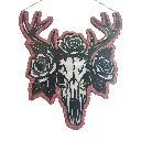 blacksoulcreations-decoration-crane-cerf-bois-pierres-naturelles