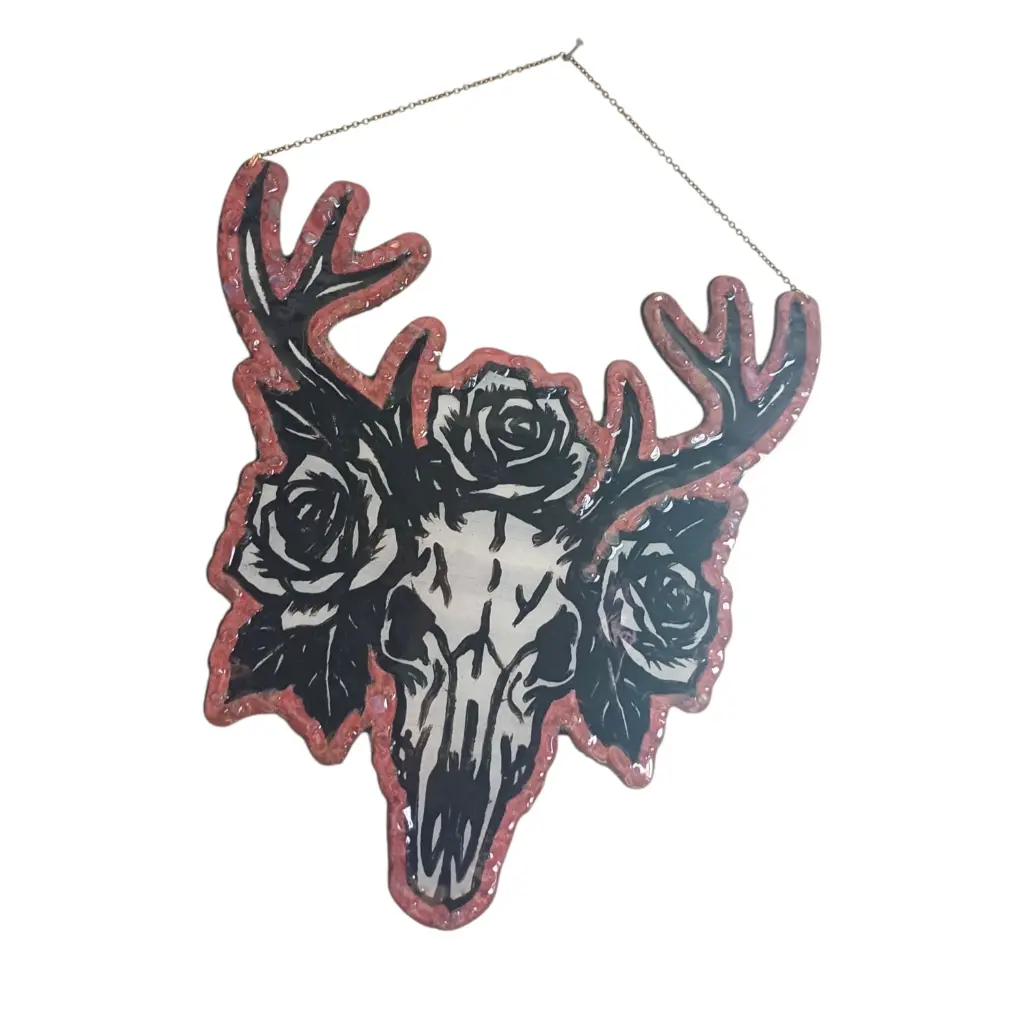 blacksoulcreations-decoration-crane-cerf-bois-pierres-naturelles