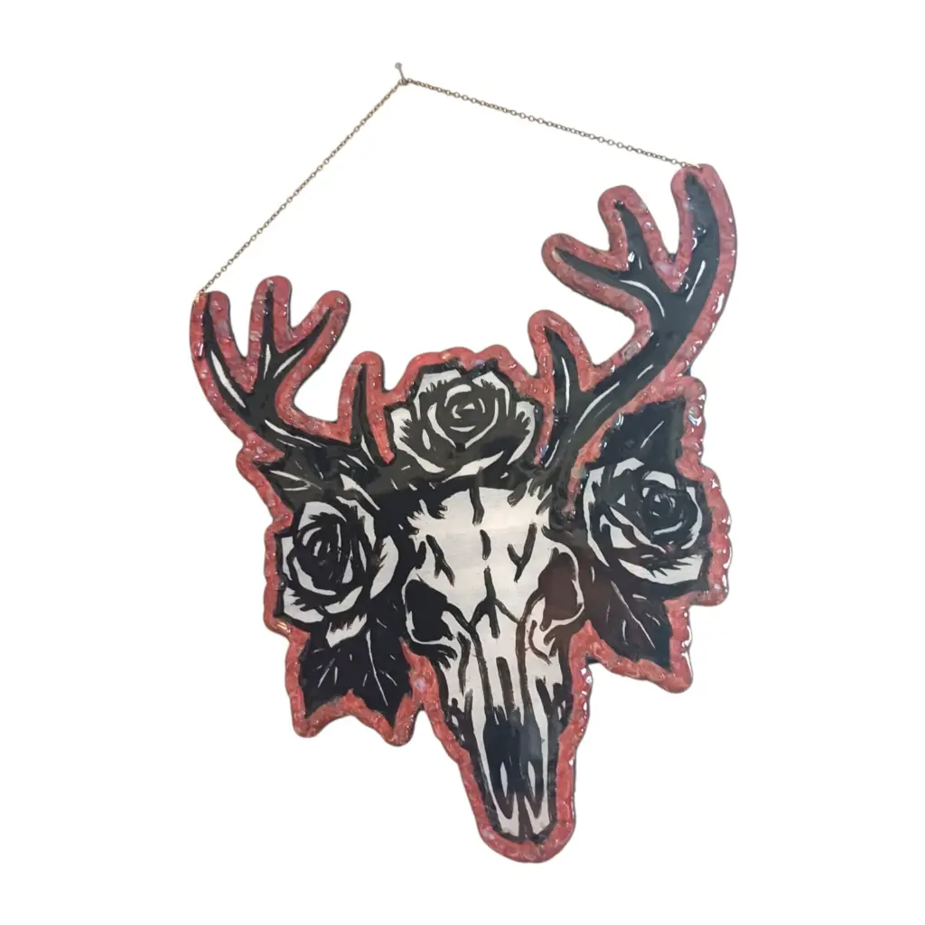 blacksoulcreations-decoration-crane-cerf-bois-pierres-naturelles