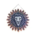 blacksoulcreations-decoration-lion-bois-pierres-naturelles