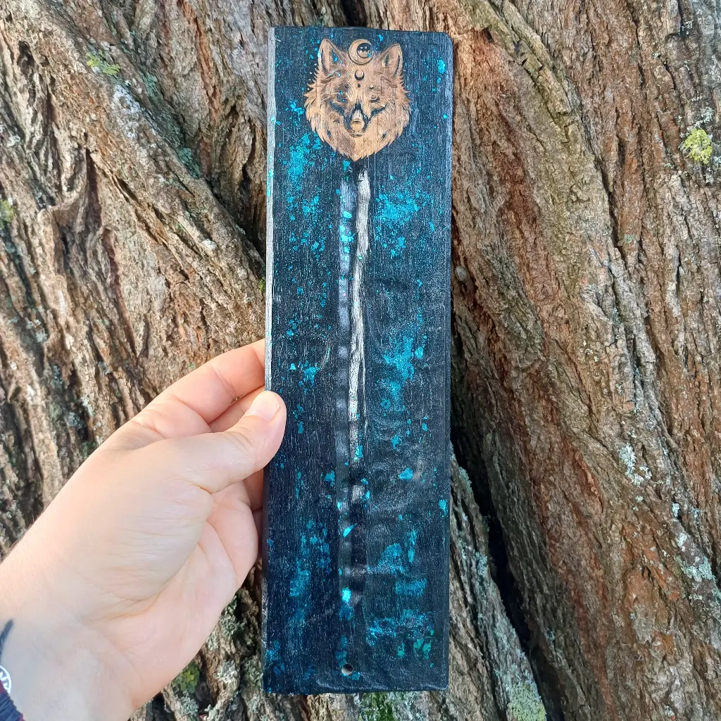 Blacksoulcreations-porte-encens-bois-loup