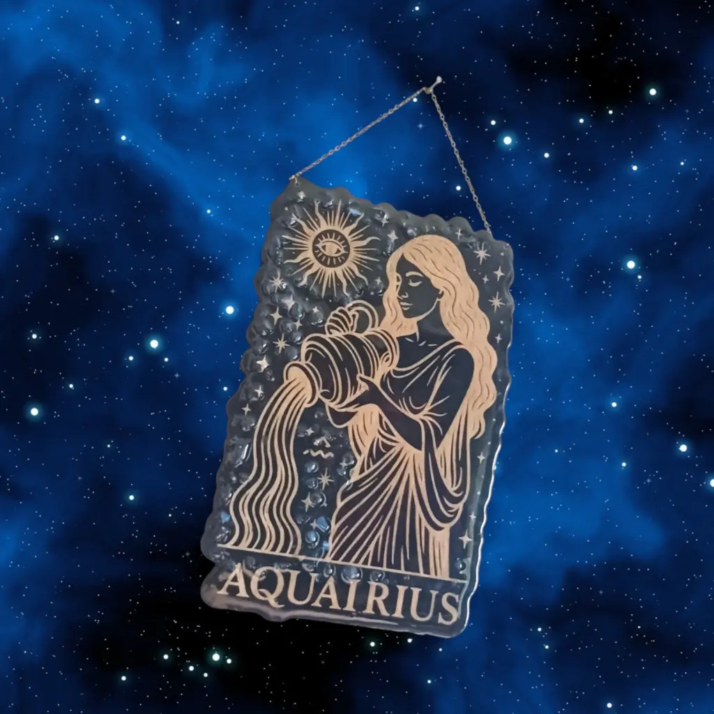 blacksoulcreations-decoration-signe-astrologie-verseau-bois-pierres-naturelles