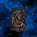 blacksoulcreations-decoration-signe-astrologie-capricorne-bois-pierres-naturelles