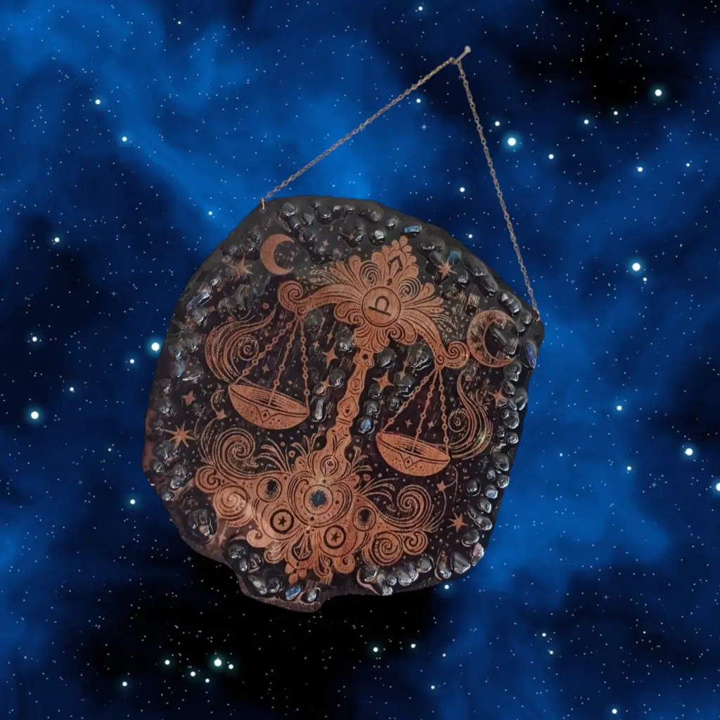 blacksoulcreations-decoration-signe-astrologie-balance-bois-pierres-naturelles