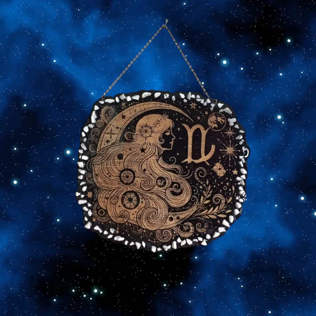 blacksoulcreations-decoration-signe-astrologie-vierge-bois-pierres-naturelles