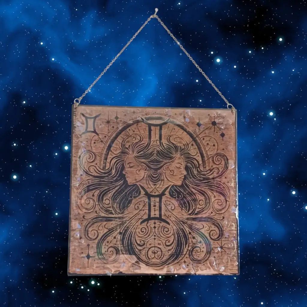 blacksoulcreations-decoration-signe-astrologique-bois-gemeaux-pierres-naturelles