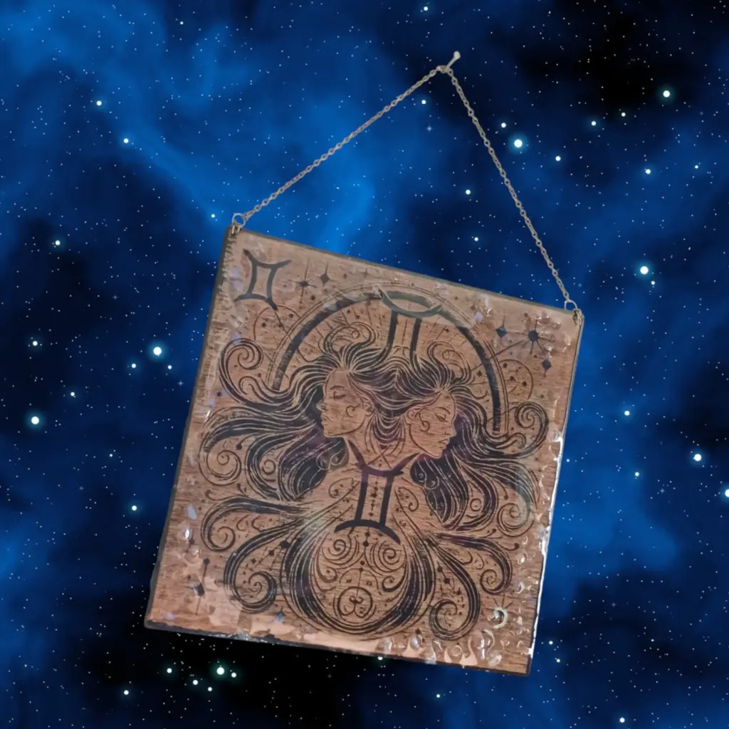 blacksoulcreations-decoration-signe-astrologique-bois-gemeaux-pierres-naturelles