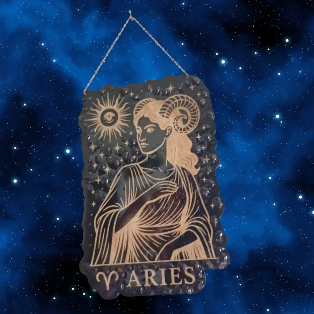 blacksoulcreations-decoration-signe-astrologique-bois-belier-pierres-naturelles