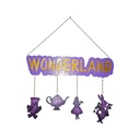 Wonderland wooden decoration
